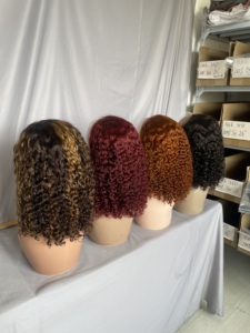 Wholesale 12 Inch Human Hair Lace Front <b>Short</b> Bob <b>Wigs</b>, Brazilian Hd Lace Frontal Human Hair <b>Wigs</b> Vendor - Product Image 4