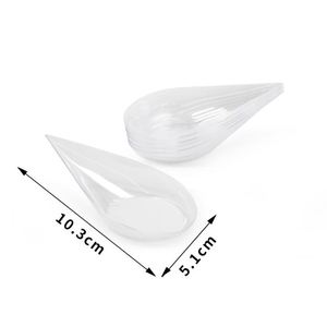 Assiettes mini jetables transparentes pour fêtes et restaurants, couverts en PS, coupelles à bonbons, cuillères de dégustation de desserts, gobelets en plastique - Product Image 5