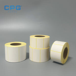 Servicio OEM Disponible, Etiqueta Térmica para Códigos de Barras, Ecológica, Sin Necesidad de Carbón, 57x55mm, Papel de Etiquetas Térmicas para Impresión de Paquetes - Product Image 1