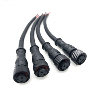 M12 Erkek ve Dişi Su Geçirmez Konnektör Güç Kablosu Montajı Özel Elektrik Bakır Kablo Demeti - Product Image 5