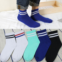 Chaussettes de compression unisexes de haute qualité avec motif de barre rayée, respirantes, couleur unie, pour le sport en été