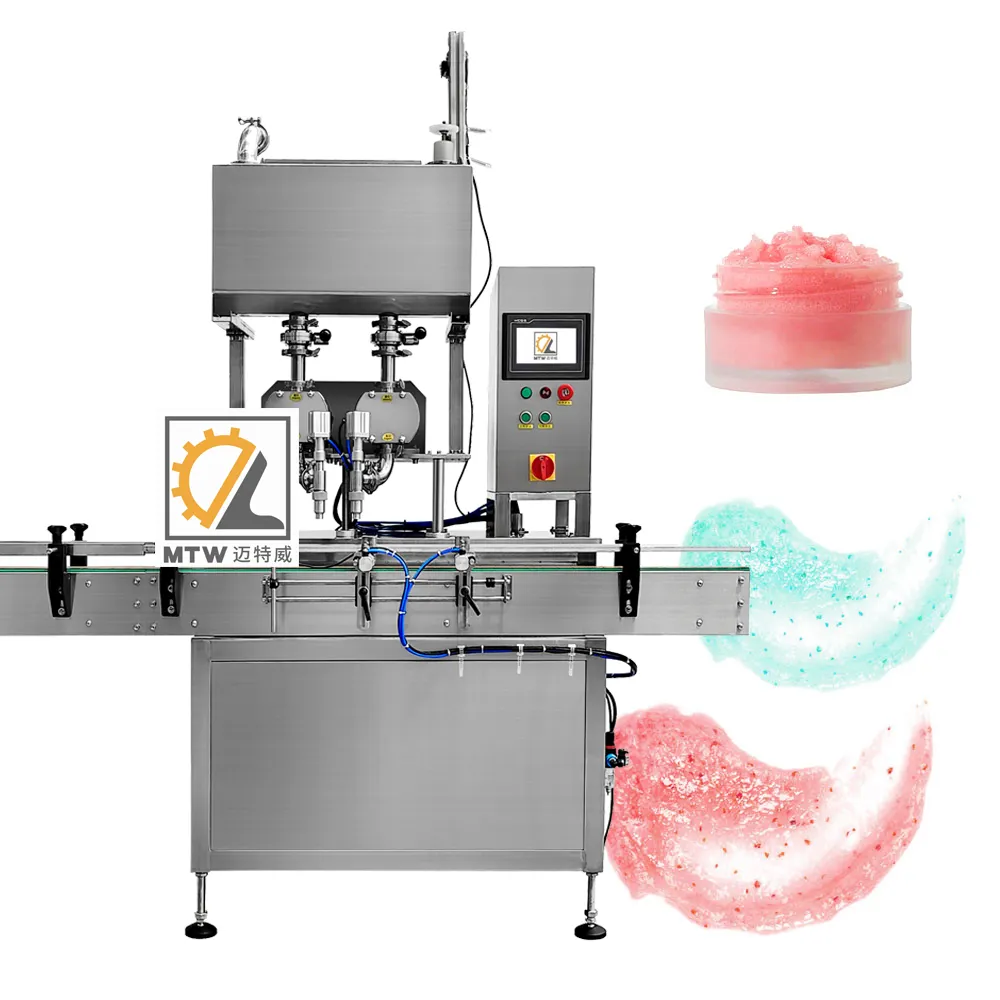 Macchina automatica per il riempimento di gel per sapone liquido a doppia testa MTW