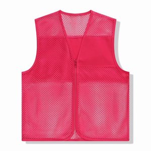 Outdoor Sports Vest Mesh Breathable Lightweight Men's Fishing Workwear Blue Size M L XL - Product Image 2