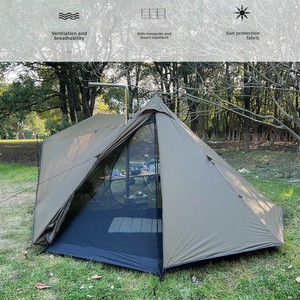 Carpa de Lujo Inflable Tipo Pirámide de Doble Capa, Impermeable para 4 Estaciones, Ultraligera, Cabina de Aire, para Glamping Familiar y <span class=keywords><strong>Camping</strong></span> - Product Image 4