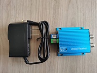 Receptor Óptico CATV FTTH de Alto Nivel, Precio de Fábrica en China, Receptor de TV Satelital con 2 Salidas AGC, Receptor de Nodo Mini WDM de Fibra Óptica