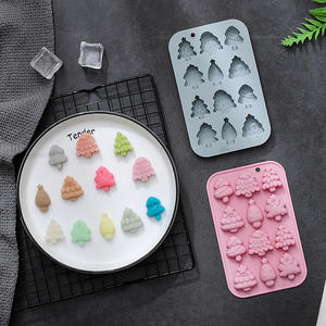 Moules en silicone de Noël Mini moules en silicone pour la cuisson de biscuits Gummy Candy Chocolate,Jelly,Pet <span class=keywords><strong>Dog</strong></span> Treats <span class=keywords><strong>Mold</strong></span> - Product Image 3