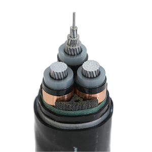 Vente chaude 15kv Single Core <span class=keywords><strong>Ava</strong></span> Câble blindé Noyau de cuivre Xlpe Câble d'alimentation Prix 150mm 185mm 240mm carré mm - Product Image 1