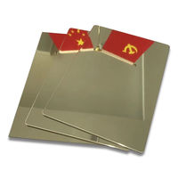 Panneaux composites en aluminium pour l'extérieur des bâtiments industriels, anti-statiques, à prix d'usine, ignifuges A2, feuilles ACP