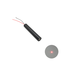 Module de diode laser à point rouge de qualité industrielle, à faible consommation d'énergie, compact, D16mm, 650nm, 1mW, classe 2, lentille en verre de haute qualité, vente chaude