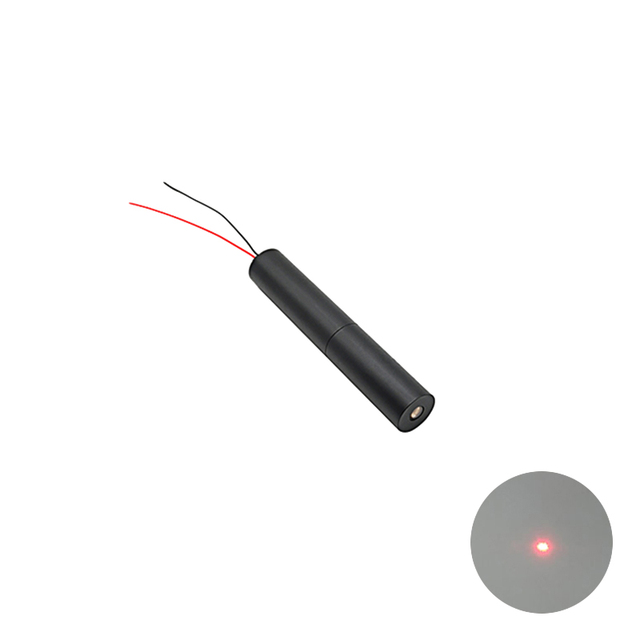 Hot Selling Compact Low Power D16mm 650nm 1mw Class 2 High Quality Glass Lens Red Dot Laser Diode Module Industrial Grade