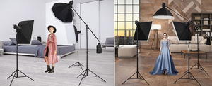 Trípode de estudio de alta resistencia profesional, soporte de luz de brazo mágico con manivela para rodaje de películas - Product Image 5