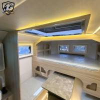 Huntoo - Camping-car en aluminium léger à toit rigide pour pick-up, idéal pour le camping de week-end et les longs trajets