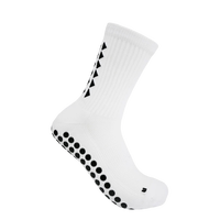 Chaussettes de football tricotées pour femmes et hommes Chaussette de football de sport respirante Logo personnalisé Chaussette de football