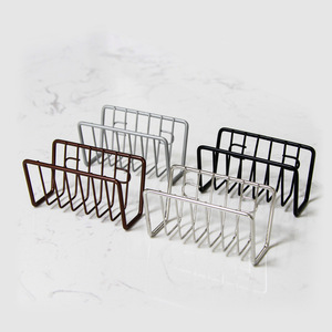 Support de rangement pour éponge pour évier de cuisine avec ventouses, résistant à la rouille, portable, installation sans perçage - Product Image 2