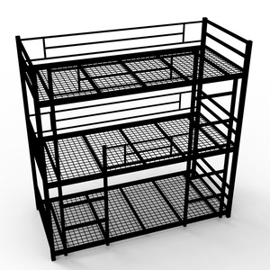 Cama Triple <span class=keywords><strong>de</strong></span> Metal <span class=keywords><strong>de</strong></span> Tres Niveles JZD, en Oferta, con Precio Económico - Product Image 1