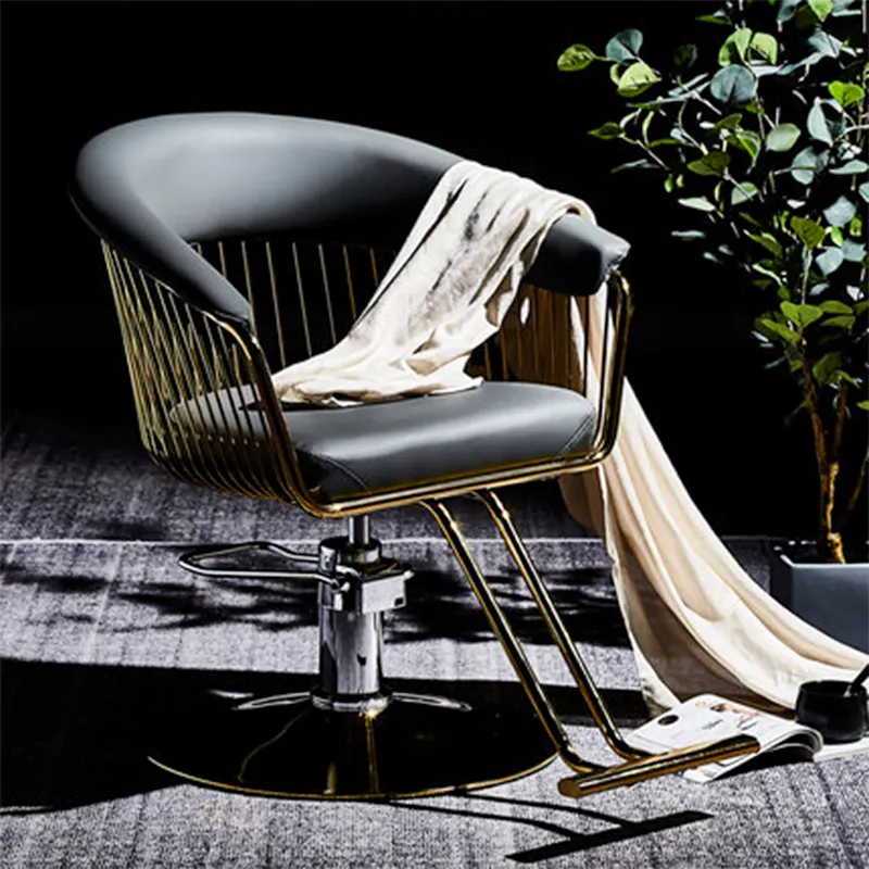Hot sale gold black white gray all purpose portable Classic Antique Furniture Hydraulic Pumps beauty Salon Barber Chair