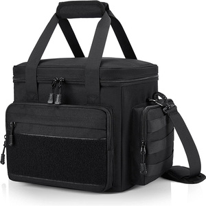 Insulated Soft <b>Cooler</b> <b>Large</b> Collapsible Portable Camping Travel <b>Cooler</b> <b>Bags</b> Black Tactical <b>Cooler</b> - Product Image 1