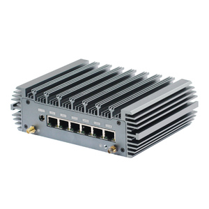 bibo Firewall Router <b>Mini</b> <b>Pc</b> N100 N305 I226-V 2.5G Gigabit Ethernet 6*Lan POE Computer Fanless Aluminum 7*24 Operation N150 - Product Image 1