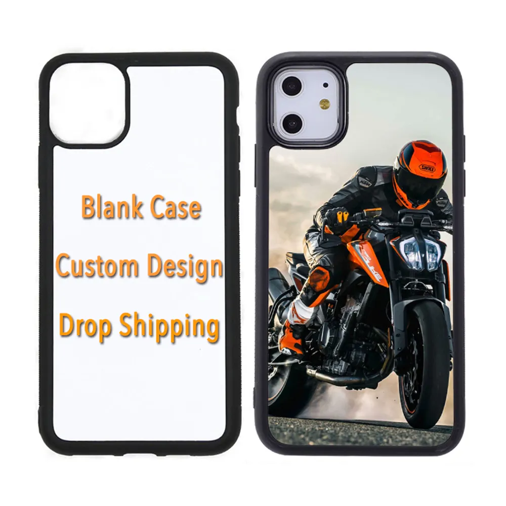 Drop Shipping Custom Print Design PC TPU Blank Cover for iPhone 11 12 Pro Max 2D Sublimation Phone Case