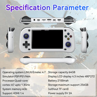 Nouvelle console de jeu portable G28 4.3 pouces écran IPS haute définition prend en charge le lecteur de jeu rétro émulateur Psp
