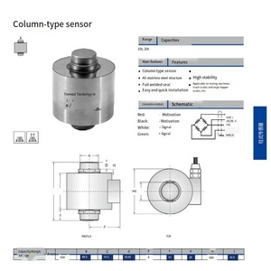 Sensor de pesaje VEIDT para básculas de materiales de transporte American Transcell CD-5t, CD-10t, CD-20t, CD-30t - Product Image 2