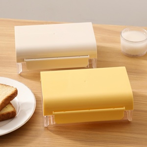 Custom Logo Butter Cutting Storage <b>Box</b> With Lid <b>Fridge</b> Refrigerator Freezer <b>Cheese</b> Fresh Preservation <b>Box</b> - Product Image 1