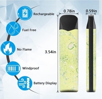 Accessoires de fumée personnalisés OEM/ODM, stylo à batterie rechargeable électrique, chargeur USB Type-C, briquet à cigarette électronique