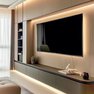 Tủ Tivi Gỗ Hiện Đại Tích Hợp Giá Sách, Tủ Tivi Treo Tường, Kệ Để Đồ Cho Phòng Khách - Product Image 5