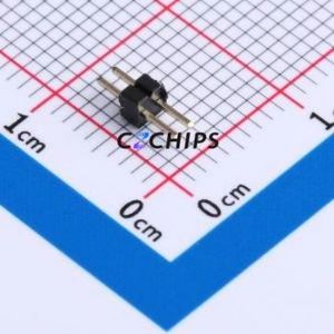 MTP315-1102S1 Pin Header Through hole Component (THT),P=1.27mm Connector 1x2P 1.27mm Single Row 2P - Product Image 1