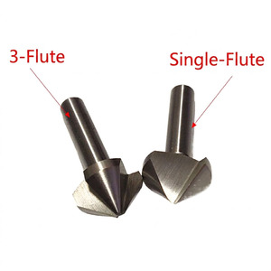 Broca <span class=keywords><strong>Avellanadora</strong></span> HSS de 3 Filos y 90 Grados para Metal, Herramienta de Avellanado y Desbarbado de 4.5-50mm - Product Image 3