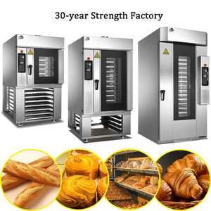 فرن دوار بالهواء الساخن عالي الجودة للمخابز التجارية، معدات خبز صناعية لخبز الكعك والبيتزا والخبز وفطائر البيض - Product Image 6