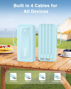 Banco de Energía Portátil OEM de 20000mAh con Pantalla LED Digital, Carga Rápida de 22.5W y Cable Integrado para <span class=keywords><strong>iPhone</strong></span> y Samsung - Product Image 6