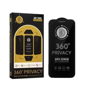 ฟิล์มกระจกนิรภัยกันรอยแบบโค้ง 360 องศา ป้องกันการมองลอก รุ่น Golden Diamond สำหรับ <span class=keywords><strong>iPhone</strong></span> 18 17 16 15 14 13 12 <span class=keywords><strong>11</strong></span> <span class=keywords><strong>Pro</strong></span> - Product Image 1