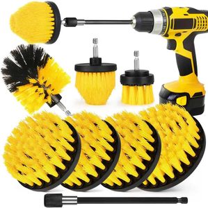 Multi-Purpose Electric Drilling <b>Brush</b> Cleaning Kit with Nylon Bristles OEM Available for Bathroom Kitchen & Tile Floor Scrubbing - Product Image 1