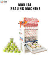 KIS-180-4 Main presse Yogourt Tasse En Plastique D'étanchéité Machine/Scellant Machine Pour La Coupe Du Lait
