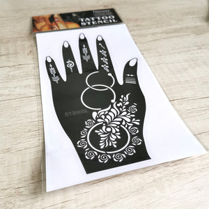 Tay và ngón tay <span class=keywords><strong>Henna</strong></span> Hình Xăm Dán Lưới rỗng mẫu cho cơ thể màu sơn <span class=keywords><strong>Henna</strong></span> dán sơn hình xăm Sticker - Product Image 3