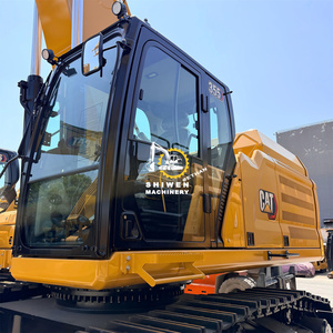 Excavatrice Caterpillar d'occasion 90% neuve, grande taille, CAT355 55 tonnes, excavatrice d'occasion CAT336 CAT340 CAT350 CAT355 pour la construction - Product Image 3