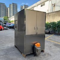 Coldsmart 1-Tonnen-Eiswürfelmaschine aus Lebensmittelqualität-Edelstahl für Convenience Stores