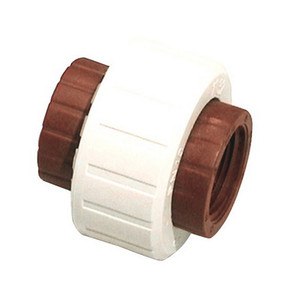 หัวฉีดพีพี 1 นิ้ว สีน้ำตาล ข้อต่อพลาสติกสำหรับสายประปา - Product Image 1
