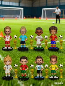 Juguetes de Fútbol de 3.5 Pulgadas con <span class=keywords><strong>Base</strong></span>, Figuras de Jugadores de Fútbol de <span class=keywords><strong>Liverpool</strong></span> para Ronaldo, Roma, Adornos Deportivos de PVC, Muñecos Estrella, 8 Piezas/Juego - Product Image 6