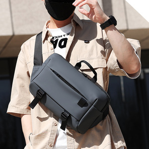 <b>Men's</b> Waterproof Zipper Chest Bag <b>Men</b> Women Lightweight Travel <b>Small</b> <b>Backpack</b> Outdoor Mountaineering Crossbody Bag - Product Image 4