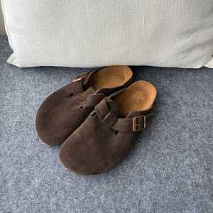 With Box Designer <strong>Clogs</strong> Slippers Cork Flat Fashion Summer Genuine Leather Slide Favourite <strong>Womens</strong> Mens High Quality Beach <strong>Shoes</strong> - Product Image 5