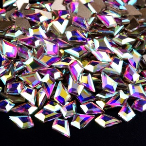 New Color C21 Rose Over 51 Shapes 25 Colors K9 Flatback Crystal Rhinestones for <b>Toe</b> Nail Design - Product Image 4
