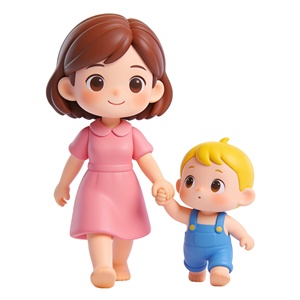 Figurines <span class=keywords><strong>de</strong></span> famille personnalisées OEM ODM en vinyle, ensemble <span class=keywords><strong>de</strong></span> poupées en PVC souple, logo personnalisé, figurines <span class=keywords><strong>de</strong></span> famille <span class=keywords><strong>de</strong></span> dessin animé 3D - Product Image 3