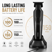 Cortadora de Pelo Profesional MRY de 7000 RPM con Cuchilla de Cerámica de Titanio, Recortadora Inalámbrica para Barbería, Máquina de Corte de Pelo Plug & Play para Hombres
