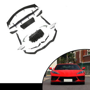 Kit de carrosserie en Fiber de carbone de Style Sport de haute qualité, pré-imprégné, adapté à la <span class=keywords><strong>Chevrolet</strong></span> <span class=keywords><strong>Corvette</strong></span> C8 de 2020 et 2021 - Product Image 3