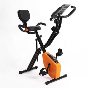 Bicicleta estática magnética <span class=keywords><strong>plegable</strong></span> para hacer ejercicio en el hogar, equipo de gimnasio para hacer ejercicio en el interior - Product Image 2