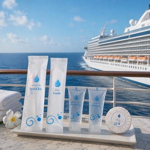 Kit de toilette jetable en tube souple pour hôtel, centre de fitness et bain public, qualité supérieure pour les clients d'hôtel et les croisières - Product Image 1