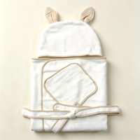 Serviette de bain à capuche pour bébé nouveau-né 100% bambou, couverture, peignoir avec chapeau, serviettes pour enfants