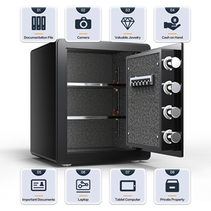 Sang trọng thông minh cao an ninh thép lớn nhà và kinh doanh cao cấp kỹ thuật số điện tử an toàn hộp - Product Image 5